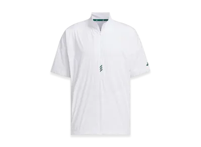 adidas Golf Codechaos Half-Zip Short-Sleeve Windbreaker "White"