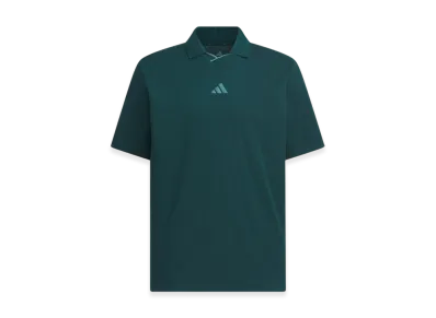 adidas Golf Twist Knit Short-Sleeve Polo Shirt "Aurora Ivy"