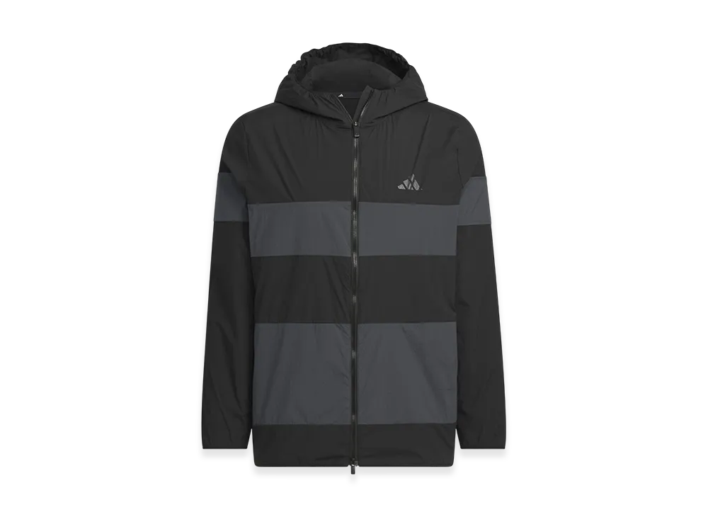 adidas Golf Lightweight Water-Repellent Full-Zip Hoodie with Back Pocket "Black"