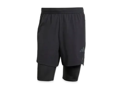 adidas 2-in-1 Power Shorts "Black/Carbon"