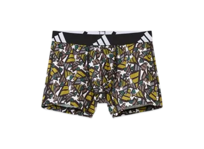 adidas Boxer Brief Logo Pattern "Yellow"