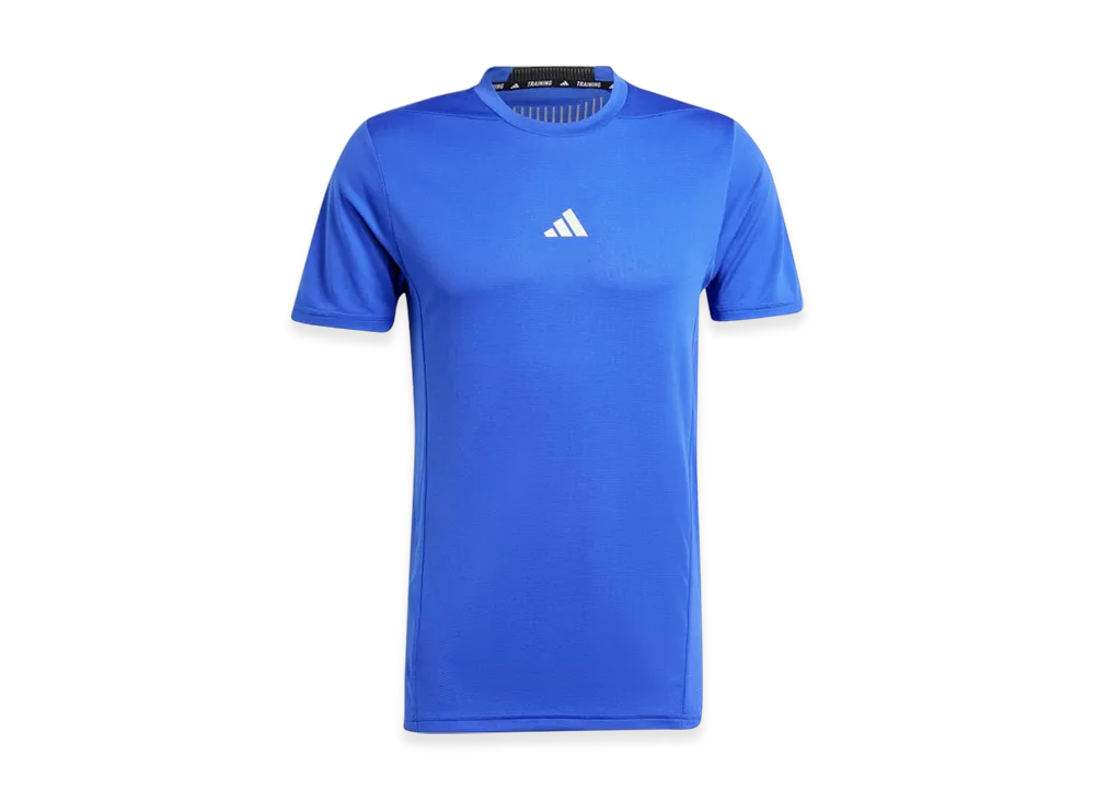 adidas Designed For Training Heat Workout Heat. Rdy Short Sleeve T-Shirt "Semi Lucid Blue"