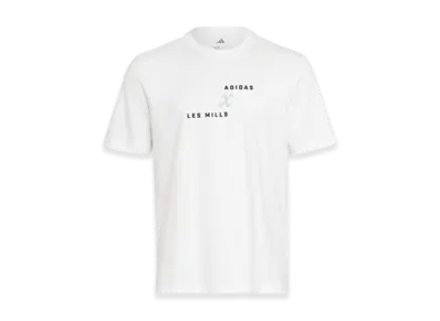 adidas Les Mills One Tribe Graphic Short-Sleeve T-Shirt "White"