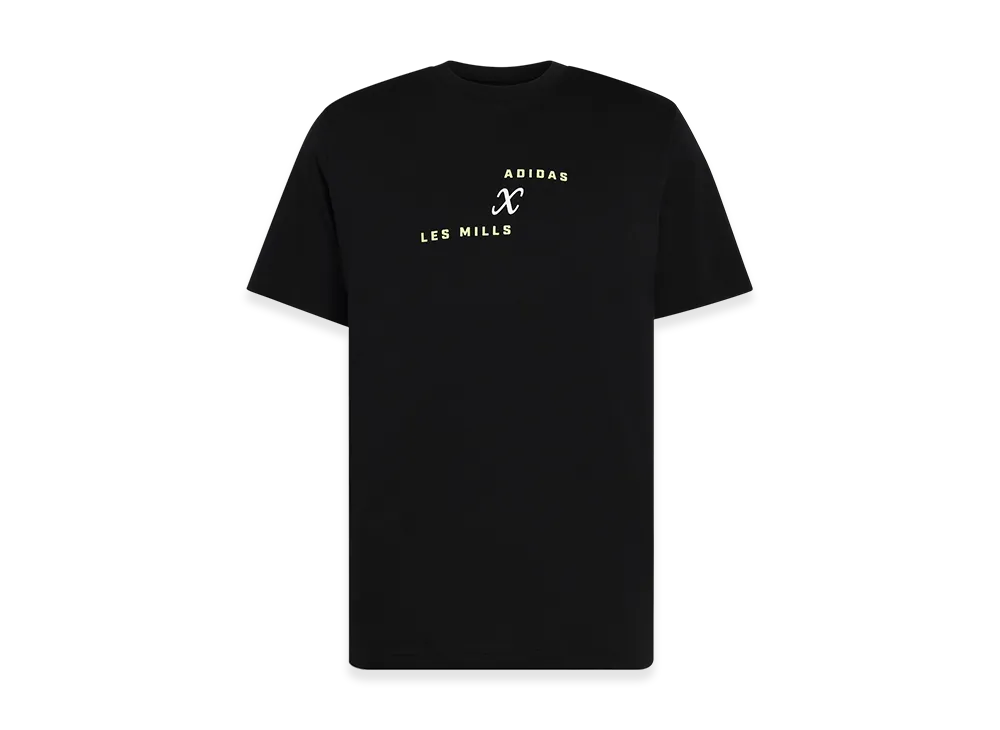 adidas Les Mills One Tribe Graphic Short-Sleeve T-Shirt "Black"