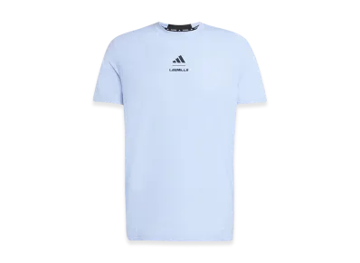 adidas Les Mills Graphic Short-Sleeve T-Shirt "Glow Blue"