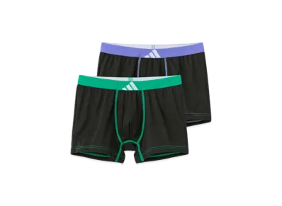 adidas Mens 2P Boxer Brief "Black"