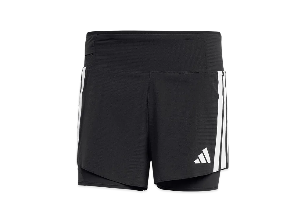 adidas Adizero Running 2-in-1 Gel Pocket Shorts "Black"