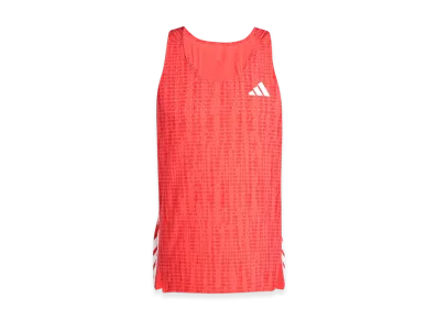 adidas Adizero Running Singlet "Semi Lucid Red/Pure Ruby"