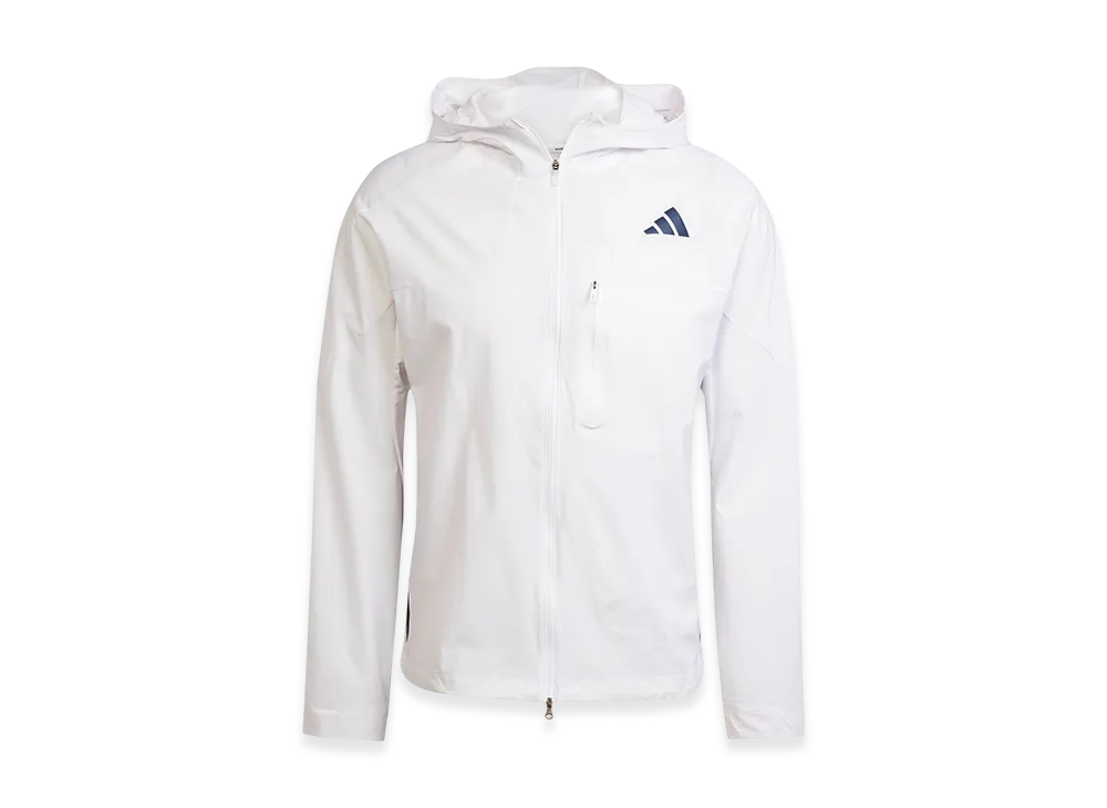adidas Adizero Running Jacket "White/White"