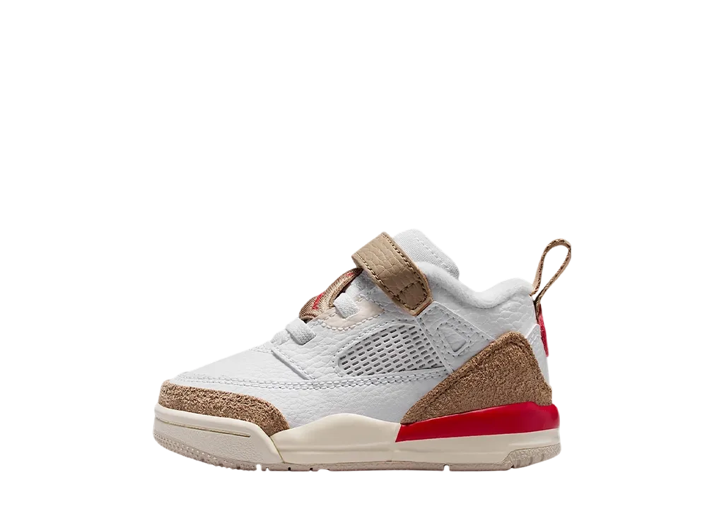 ナイキ TD ジョーダン スパイジーク ロー "ホワイト/デザートカモ/セイル/ファイヤーレッド" (キッズ)