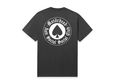 ANTI SOCIAL SOCIAL CLUB OSMIUM x Motorhead Aces Forever Tee "Charcoal"