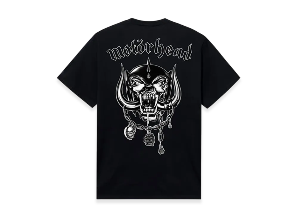 ANTI SOCIAL SOCIAL CLUB OSMIUM x Motorhead Social Pig Tee "Black"