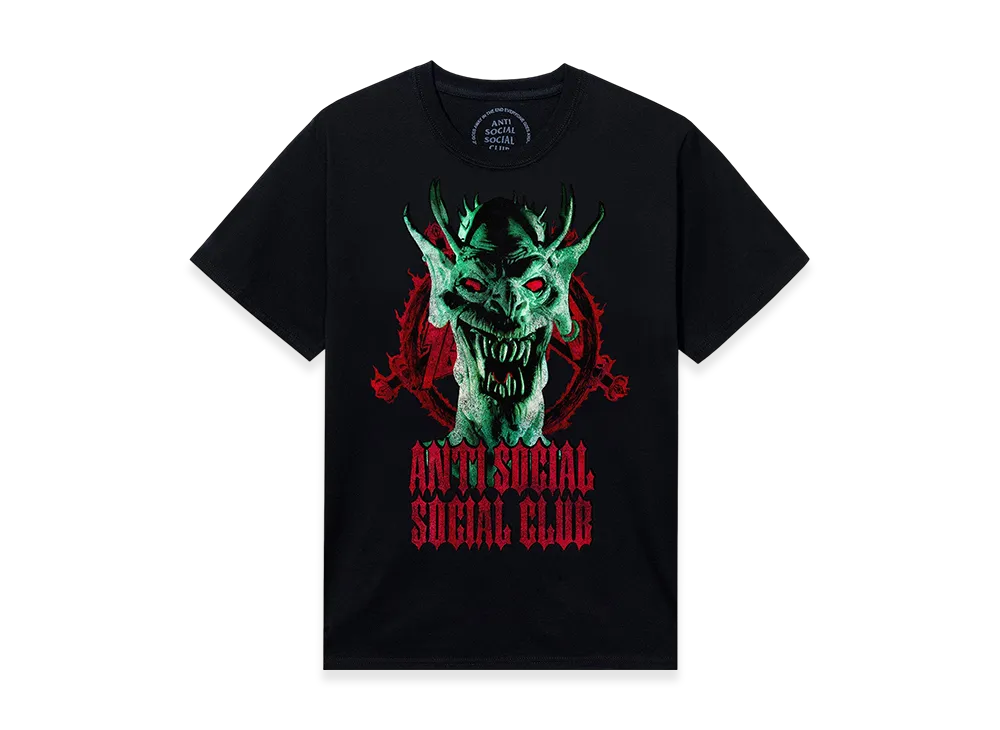 ANTI SOCIAL SOCIAL CLUB OSMIUM x Slayer Evil Club Tee "Black"