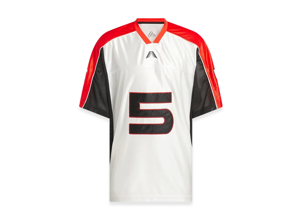 adidas Anthony Edwards Short-Sleeve Jersey "Cloud White/Active Red"