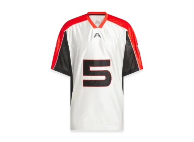 adidas Anthony Edwards Short-Sleeve Jersey "Cloud White/Active Red"