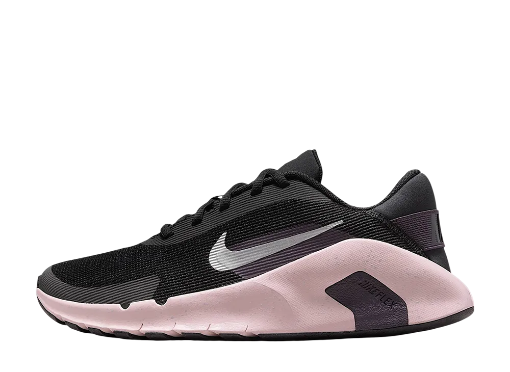 ナイキ ウィメンズ フレックス トレイン "ブラック/シルトレッド/ケイブパープル/メタリックプラチナム"