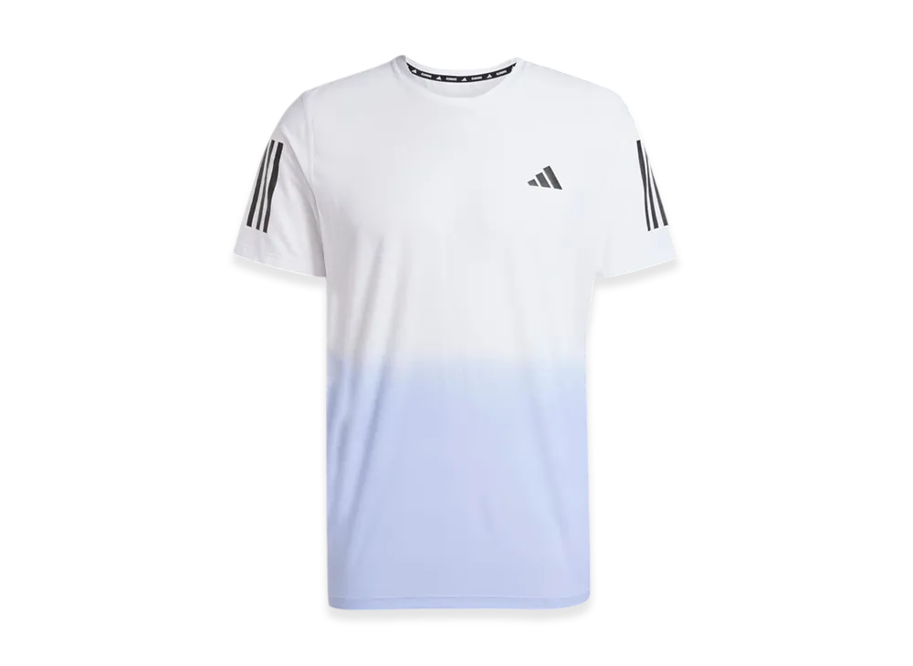 adidas Own The Run Climacool Colorblock Short-Sleeve T-Shirt "White/Violet Tone"