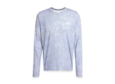 adidas Own The Run Climacool Three Stripes Long-Sleeve T-Shirt "Dash Grey/Violet Tone"