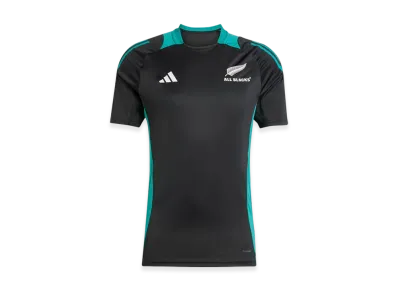 adidas All Blacks Performance T-Shirt "All Black/Pure Teal"