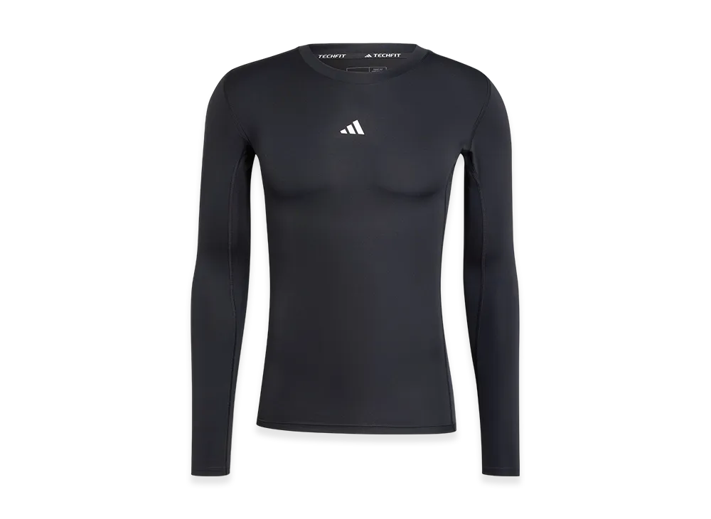 adidas Techfit Compression Training Long-Sleeve T-Shirt "Black"