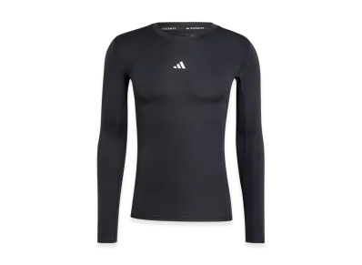 adidas Techfit Compression Training Long-Sleeve T-Shirt "Black"