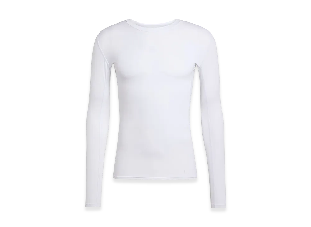adidas Techfit Long-Sleeve T-Shirt "White"