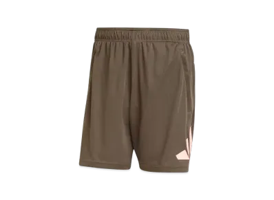 adidas Train Essentials Logo Training Shorts "Shadow Olive/Semi Pink Spark"