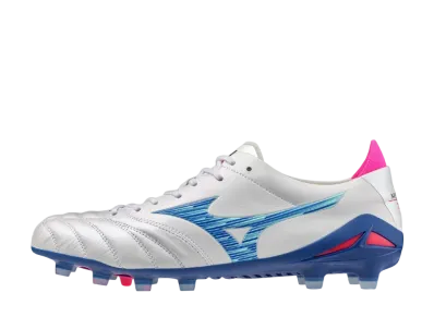 ミズノ モレリアネオ4 ジャパン "スーパーホワイトパール/ターコイズ"