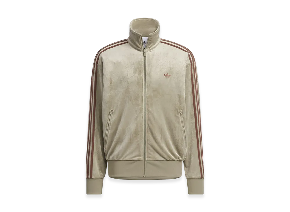 adidas Firebird Velour Track Top "Clay"
