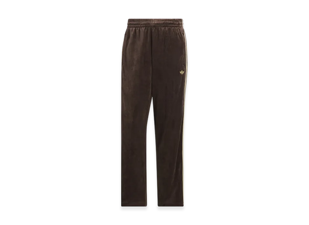 adidas Firebird Velour Track Pant "Dark Brown"