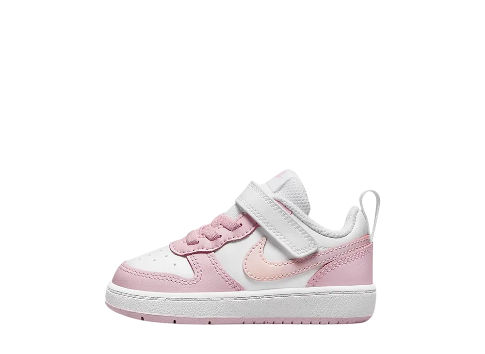 ナイキ TD コートボロー ロー2 SE "ホワイト/ピンクフォーム" (キッズ)