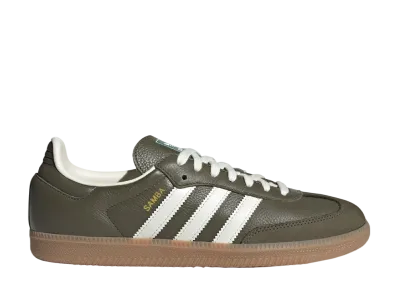 adidas Samba OG "Medium Dark Khaki/Off White/Gum"
