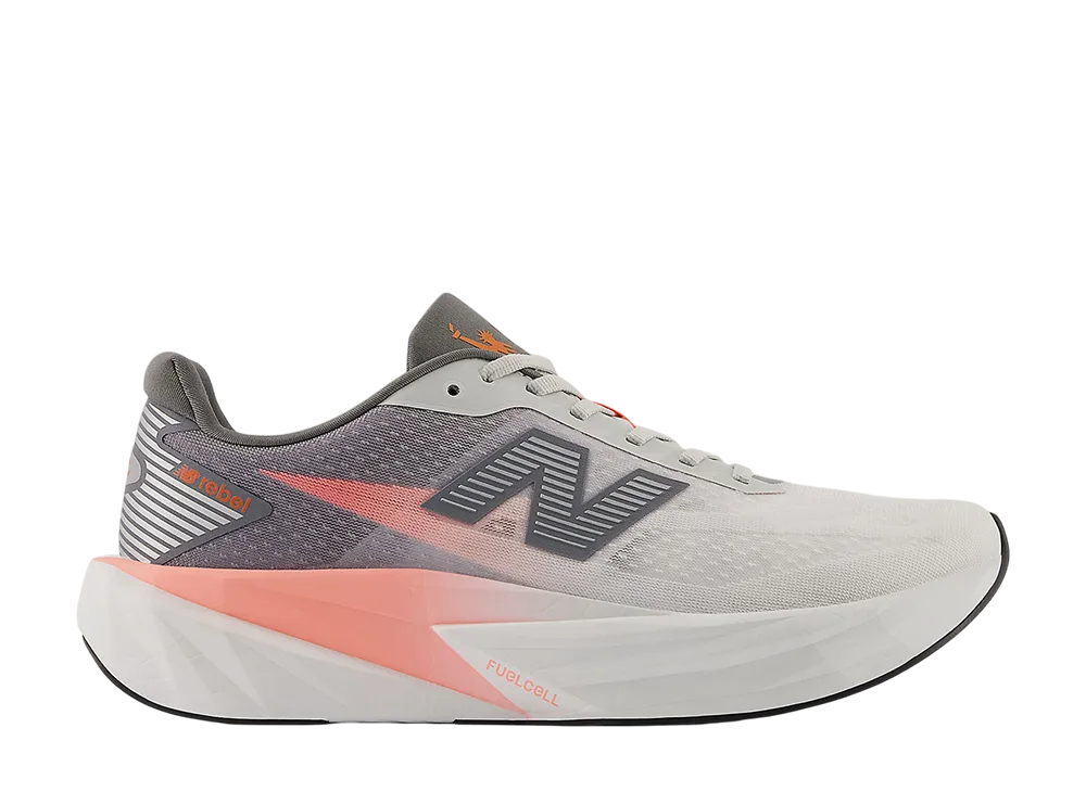 New Balance TCS NYC Marathon FuelCell Rebel V5 "Grapefruit/Grey Matter/Poppy"