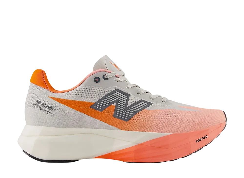 ニューバランス ウィメンズ TCS NYC マラソン フューエルセル スーパーコンプ エリート V5 "グレープフルーツ/グレーマター/ポピー"