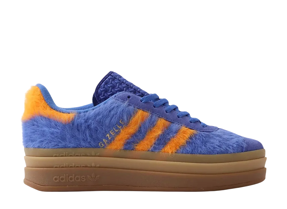 アディダスオリジナルス ウィメンズ ガゼルボールド "ブルー/オレンジ/ガム"