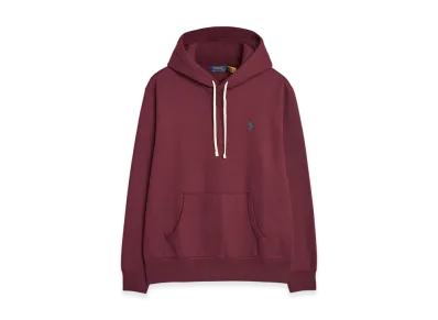 Polo Ralph Lauren Fleece Pull Over Hood Parka "Burgundy"
