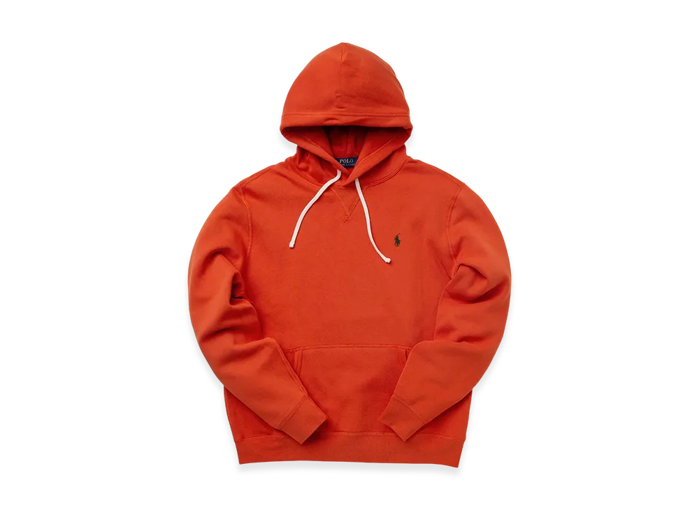 Polo Ralph Lauren Fleece Pull Over Hood Parka "Orange"