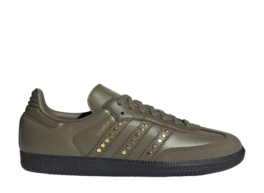 アディダスオリジナルス ウィメンズ サンバ OG "ミディアムダークカーキ/オリーブストレータ/コアブラック"