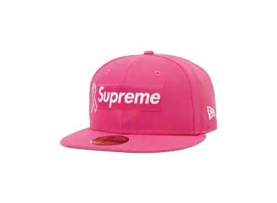 Supreme Breast Cancer Awareness Box Logo New Era "Pink"