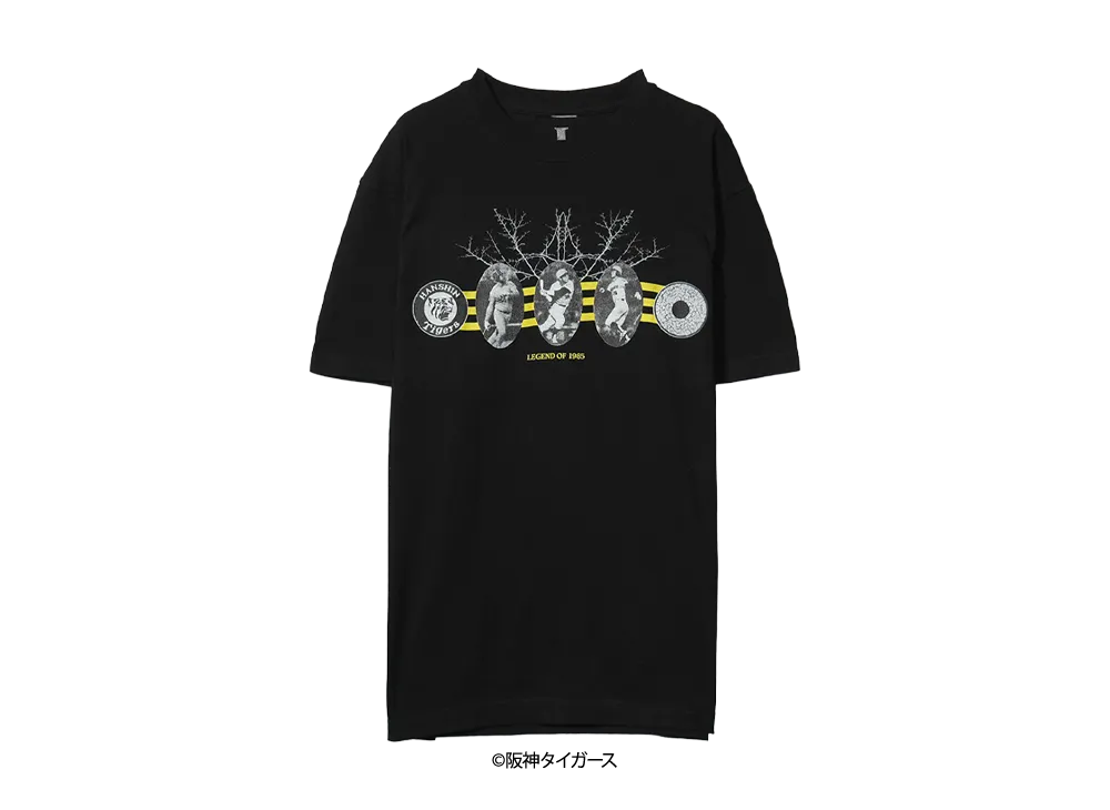 ボヤージュキッズ レジェンド オブ 1985 Tシャツ "カミナリ" バイ フィールザレイン "ブラック"