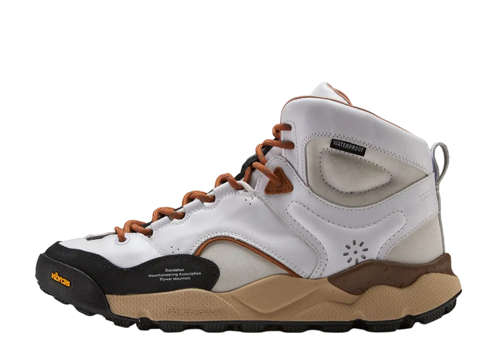 フラワーマウンテン バックカントリーハイ "ホワイト/ブラウン"