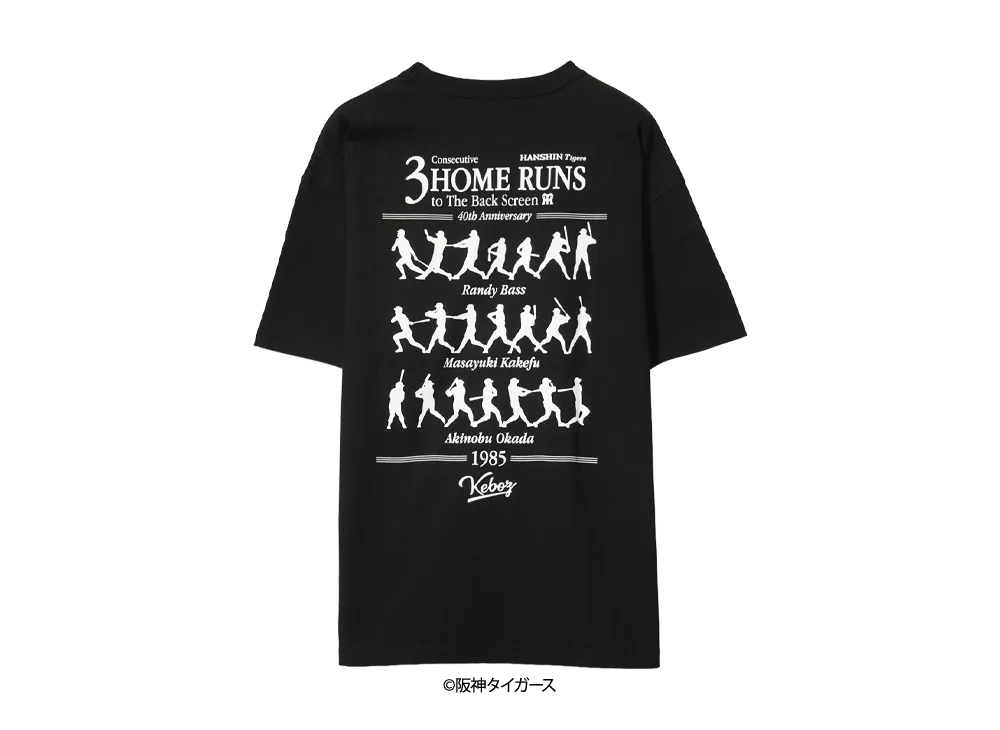 阪神タイガース90周年記念 \ KEBOZ TIGERS x KEBOZ B3R S / S TEE "BLACK"