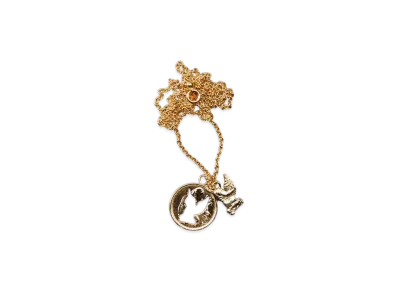 MASU Angel Hole Coin Necklace "Gold"