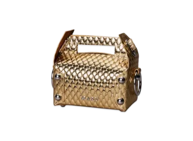 MASU Leather Cake Bag "Gold"
