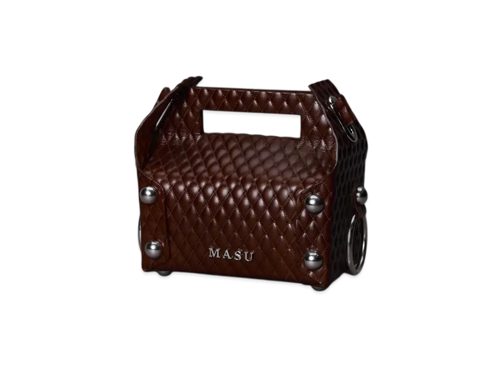 MASU Leather Cake Bag "Brown"