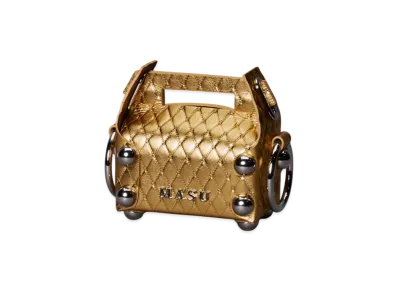MASU Leather Cake Bag Petit "Gold"