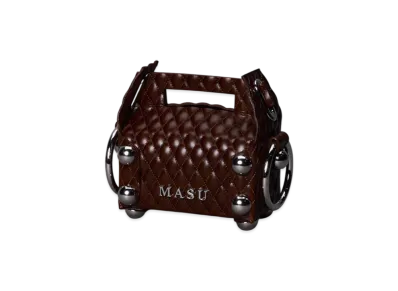 MASU Leather Cake Bag Petit "Brown"