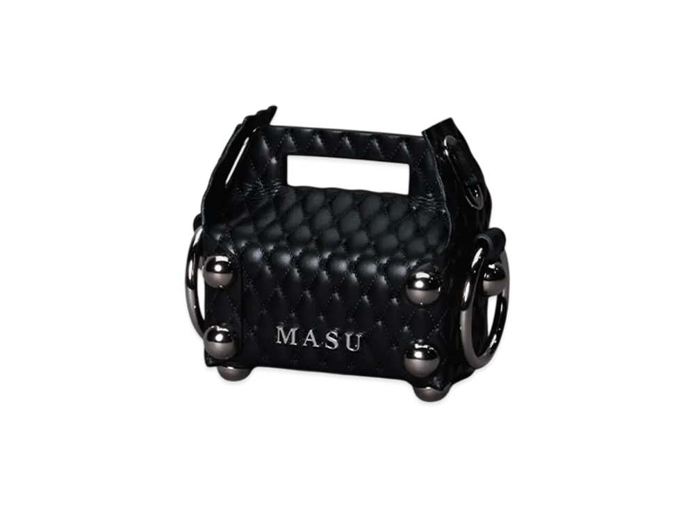 MASU Leather Cake Bag Petit "Black"