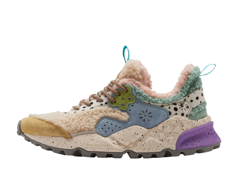 フラワーマウンテン ウィメンズ コテツ "マスタード/L.ブルー"