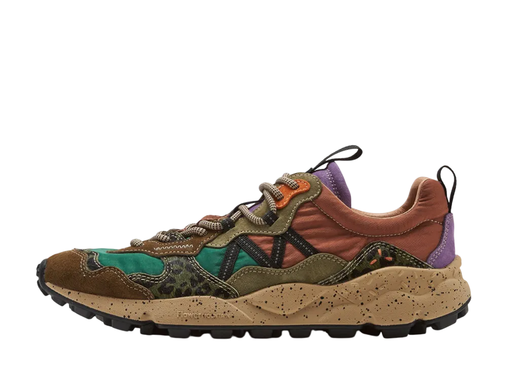 Flower MOUNTAIN LENZAN "Green/Brown"